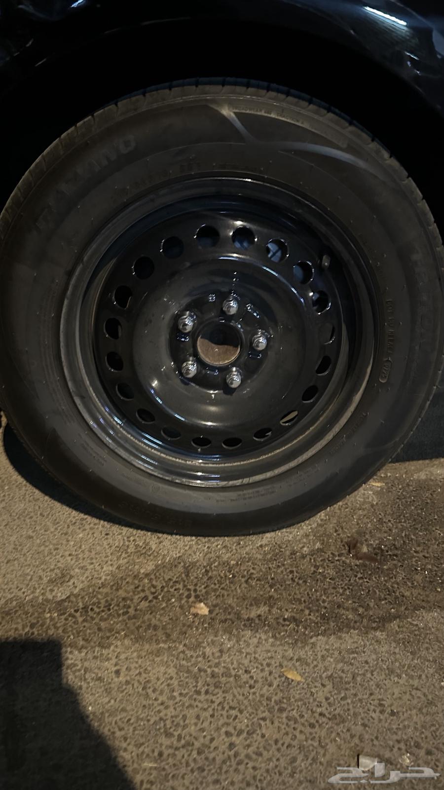 للبيع طقم 4 جنوط مقاس 16 صيني مع كفرات بن شيهون64477282808450110