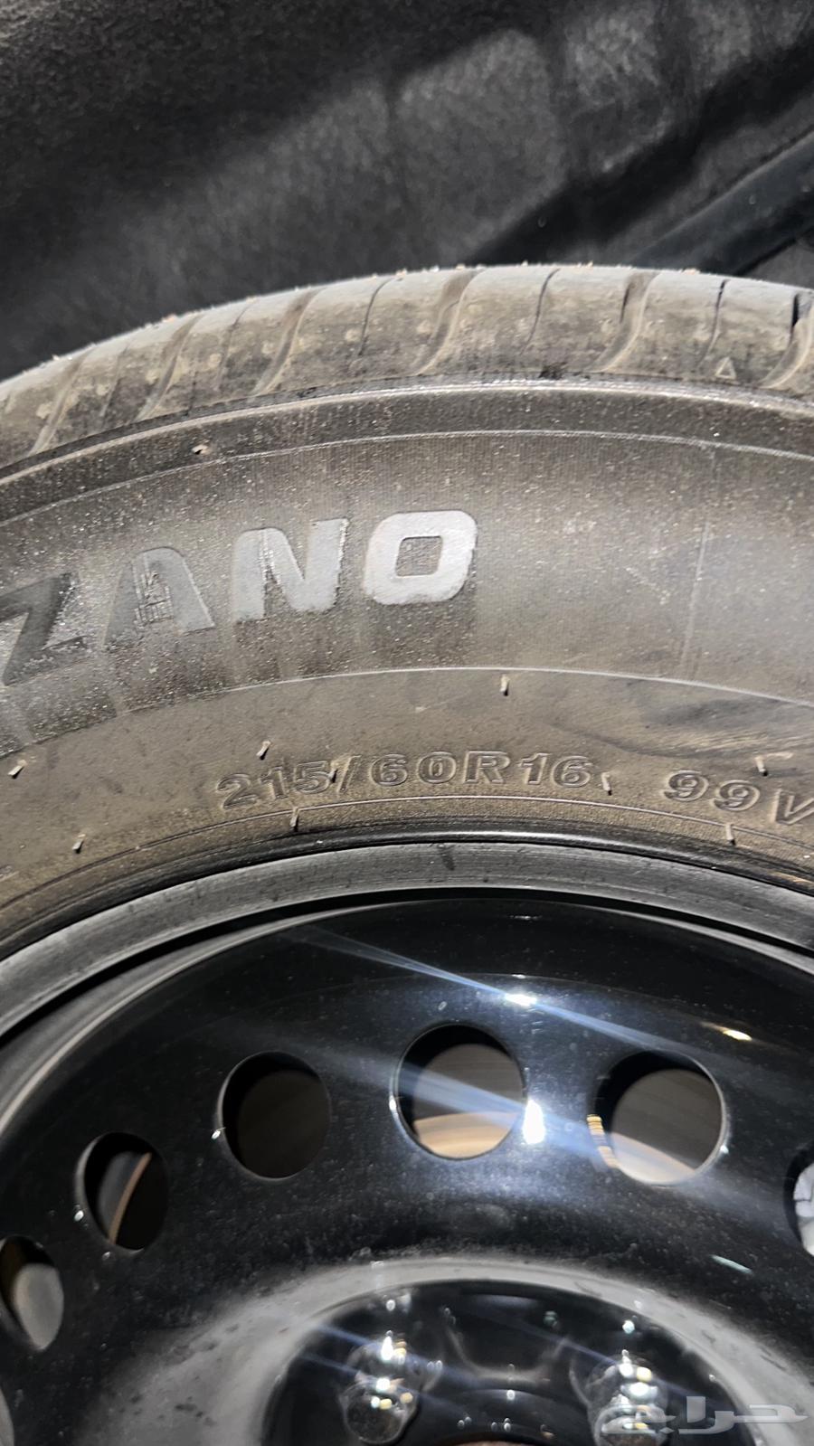 للبيع طقم 4 جنوط مقاس 16 صيني مع كفرات بن شيهون64477282808450112