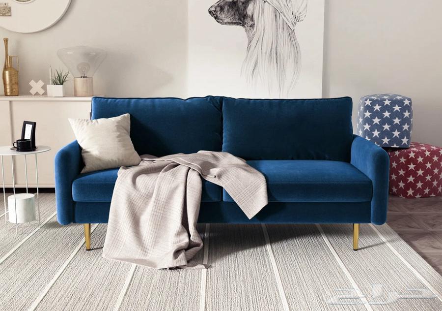 Velvet sofa set consisting of a three-seater and a two-seater, Chinese-made64332876356227111