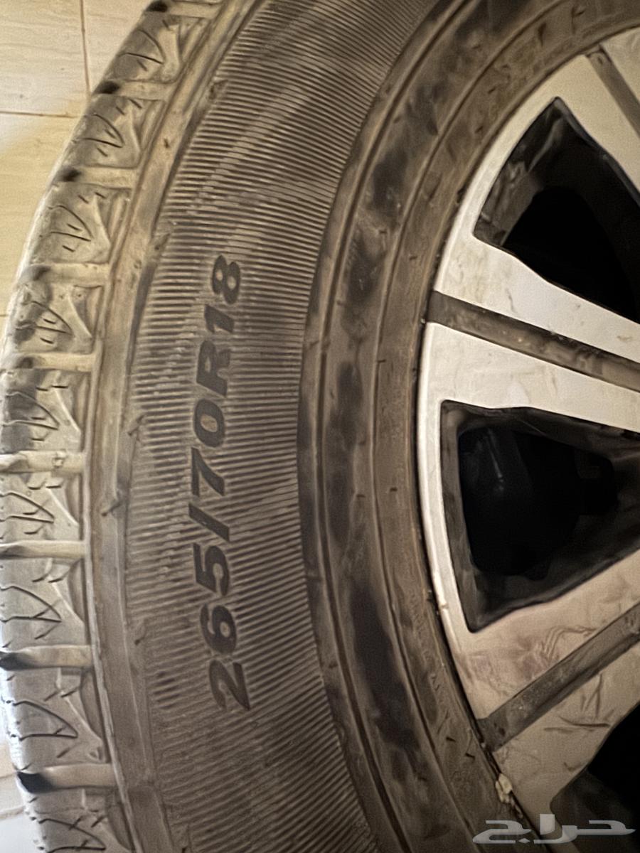 جنوط باترول مع كفرات شبه جديده 202064471361845763111