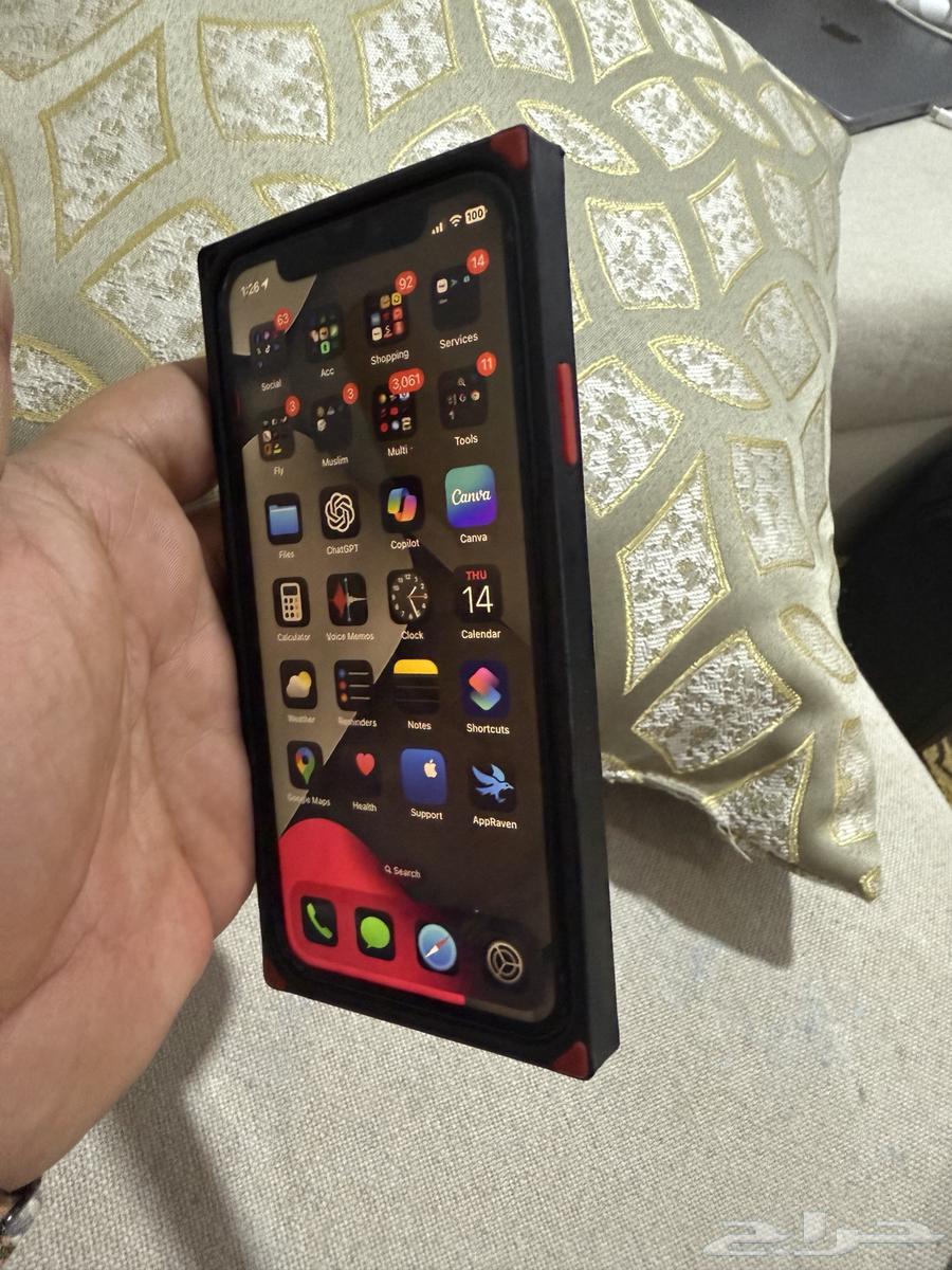 ايفون 11 مساحة 64 كالجديد تماما لون ابيض64331196511874110