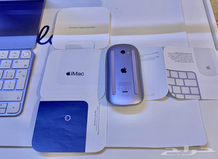 كومبيوتر مكتبي اي ماك ابل M1 2021 شبه جديد بسعر 4000 ريال64324590864899113