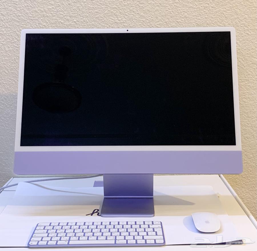 كومبيوتر مكتبي اي ماك ابل M1 2021 شبه جديد بسعر 4000 ريال64324590864899110