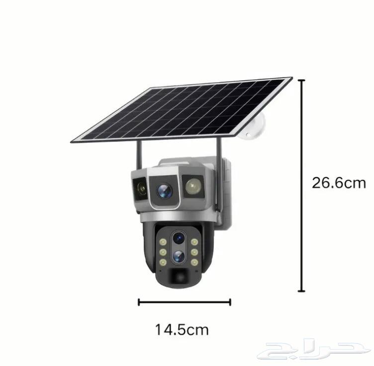 كاميرا مراقبة تعمل بالطاقة الشمسيه64332304490242110