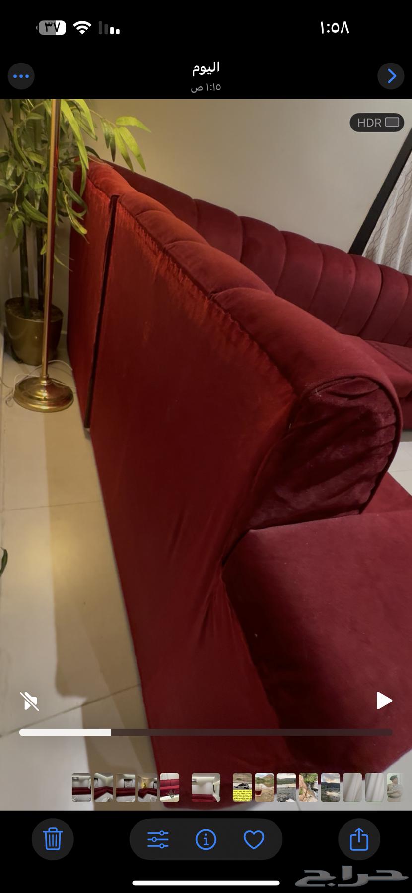 طقم كنب شبه جديد64325339869569114