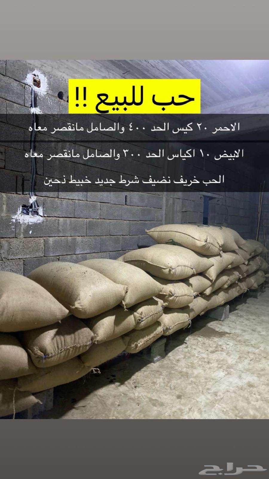 حب ذره احمر وابيض ودجر للبيع64328153597442110