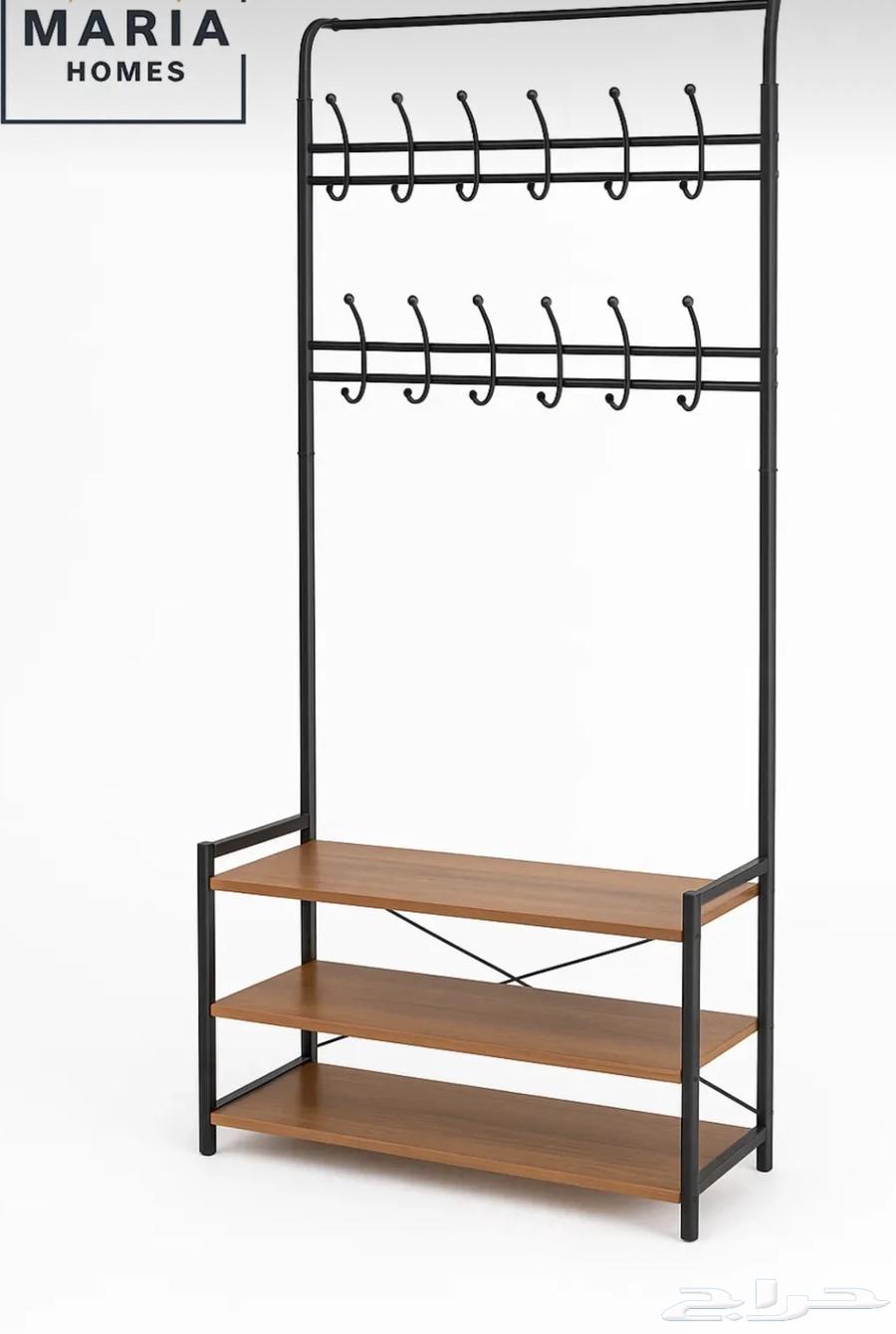 شماعة معاطف مع رفوف64341222371714110