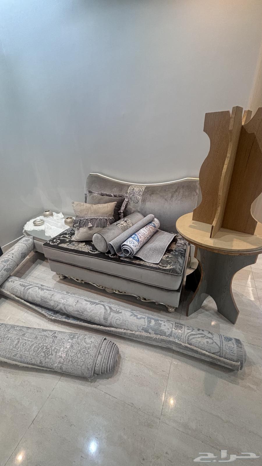 Sofa set with center tables and service tables64342021836162113