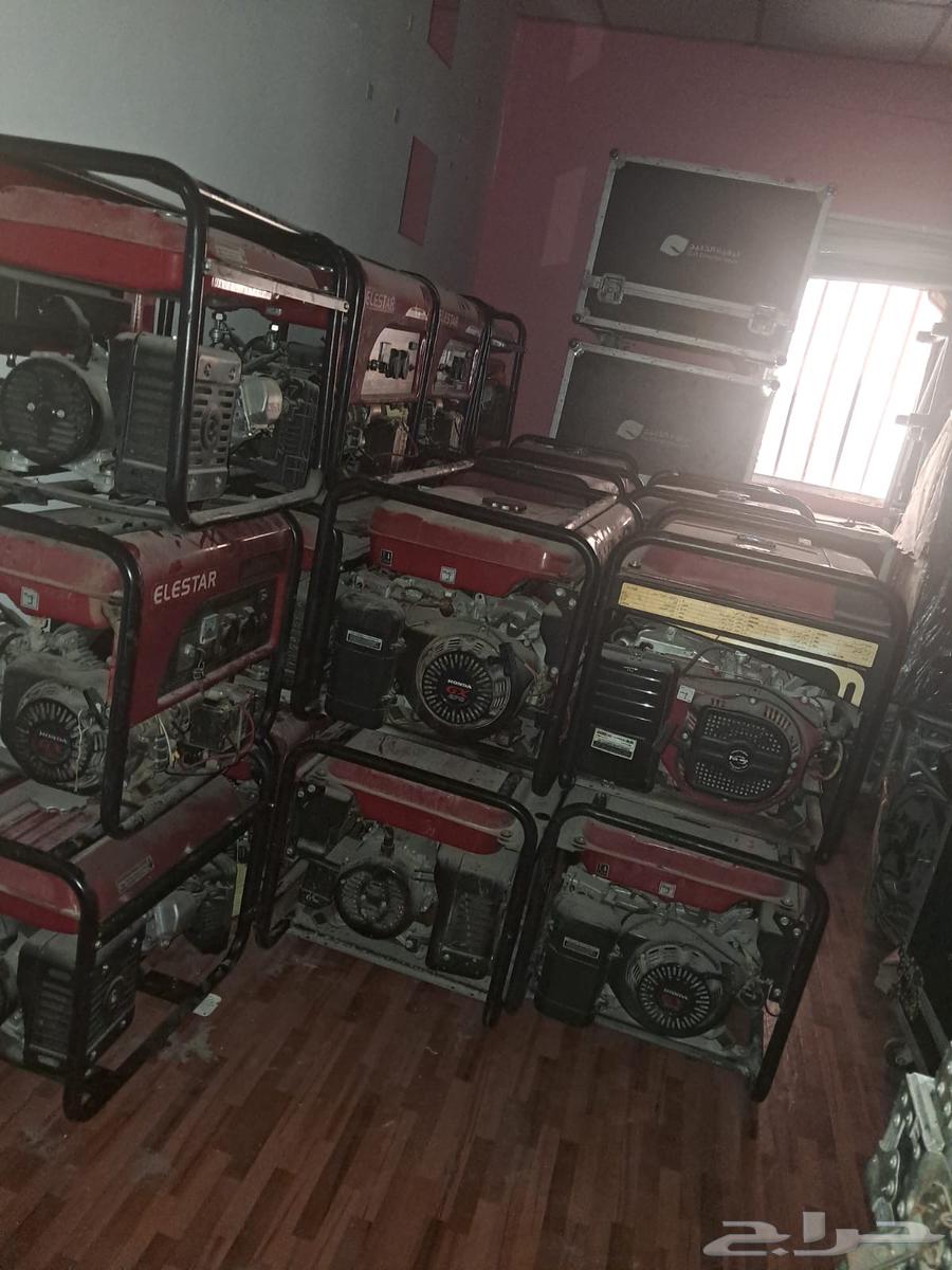 مولدات مستعملة مرة واحدة فقط مقاس 6500 و 5300 و 3200 للبيع64367449401858110