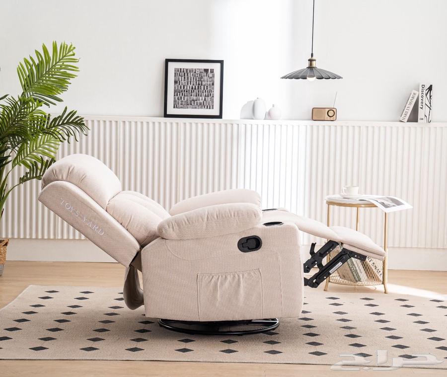 كرسي استرخاء ب خاصية المساج على شكل اهتزاز مخمل64347924141187113