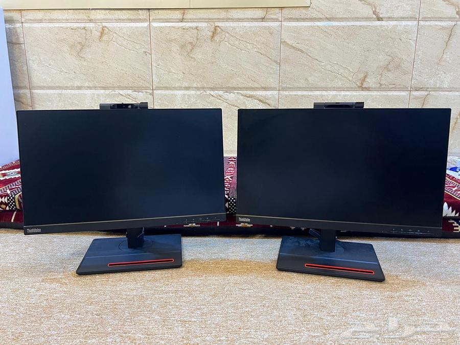 شاشة لينوفو بدون حواف مع كاميرا وسماعة64349110911363110