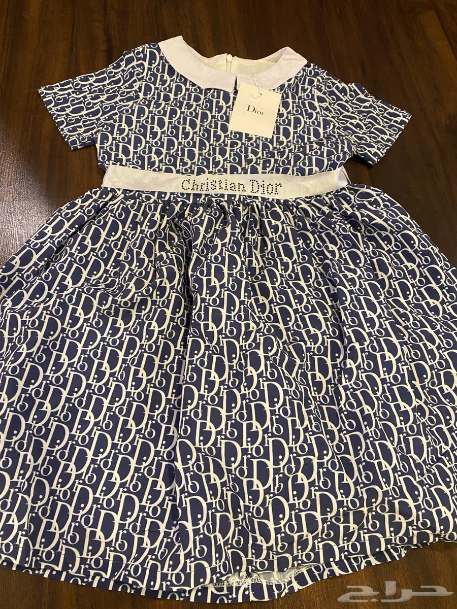 فساتين بناتي ماستر كواليتي اللون الكحلي والابيض64342201086721110