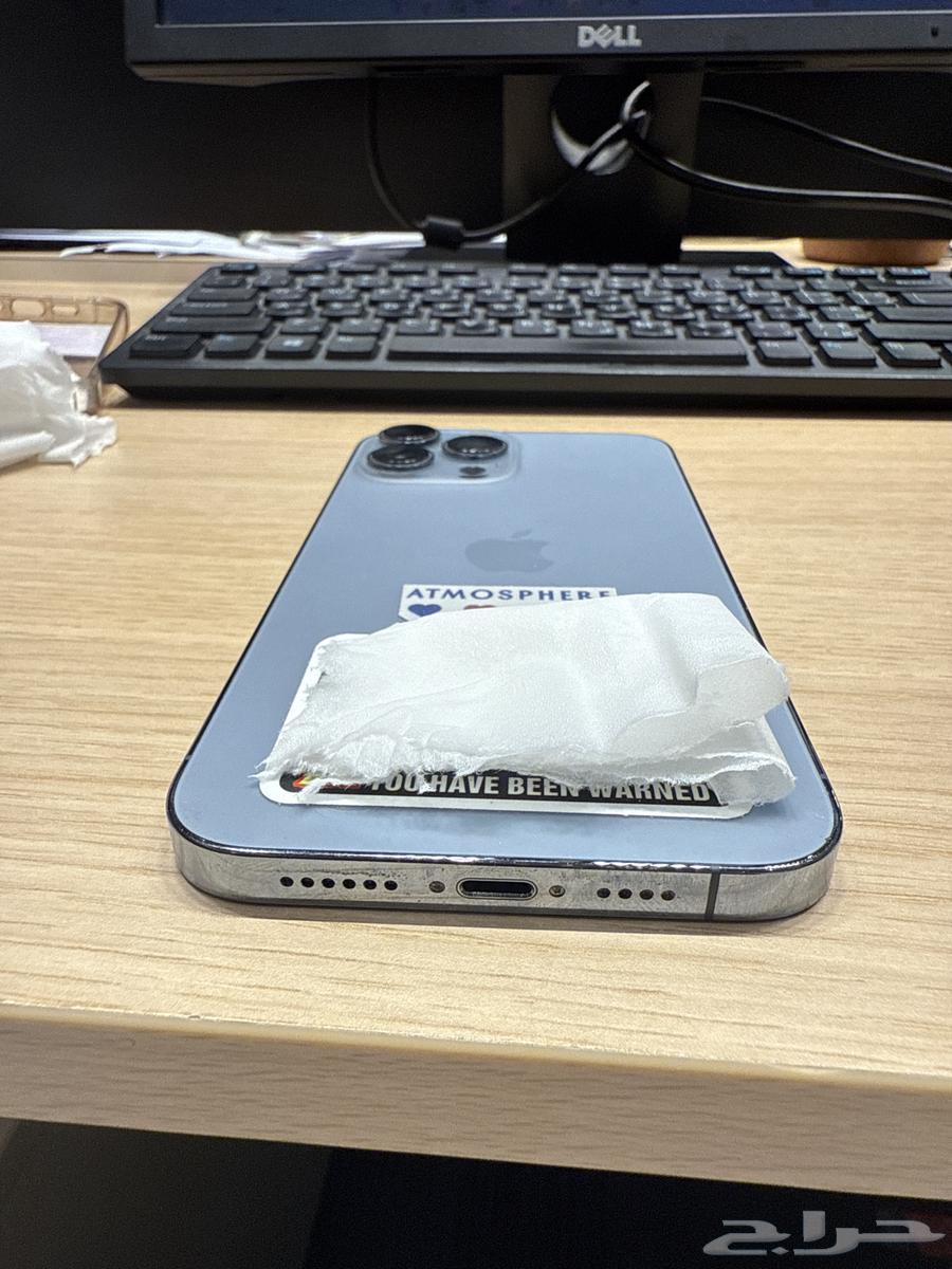 ايفون 13برو ماكس 256 قيقا سليم من الفك64342246435459114