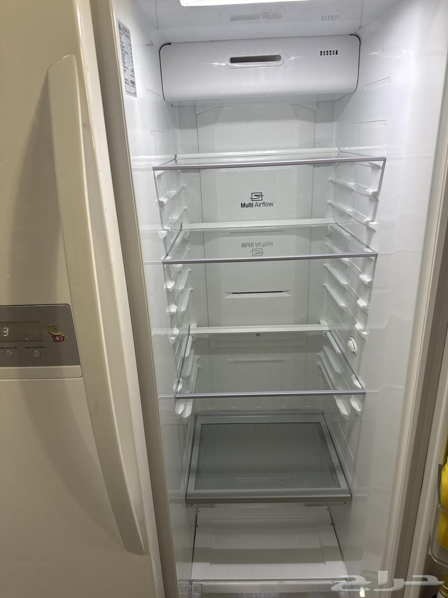 ثلاجه إل جي بابين نظيفه جدآ64343598105859111