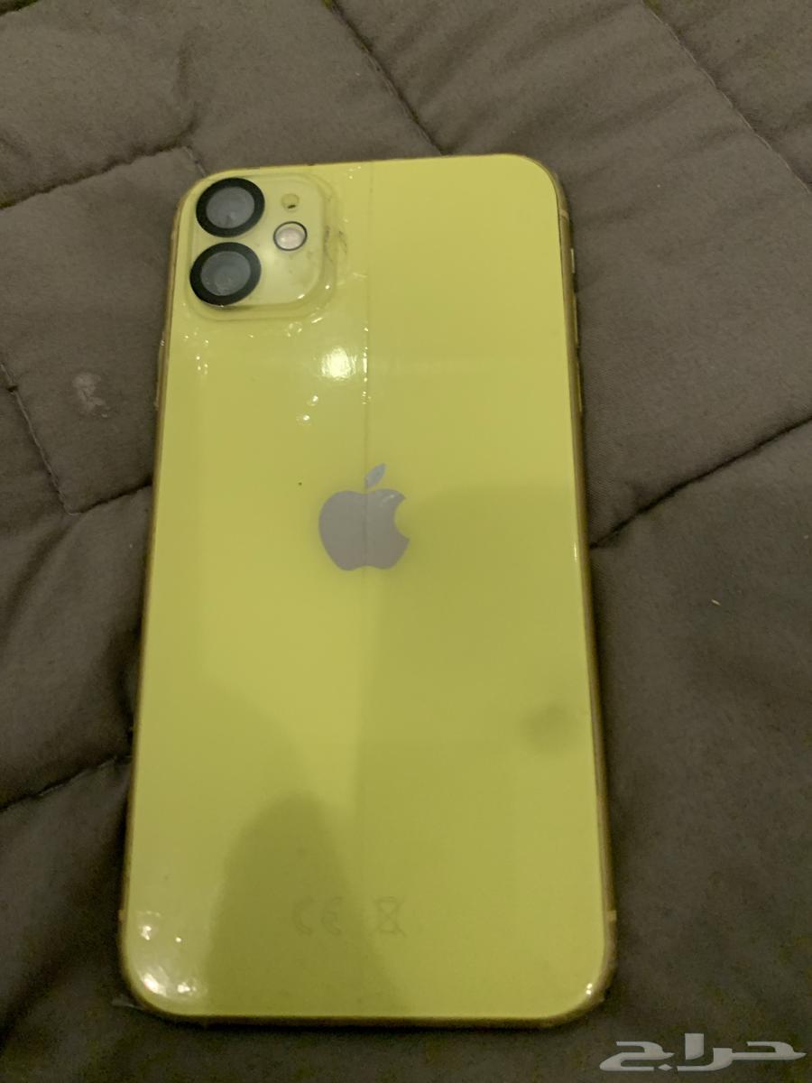 للبيع ايفون 11 اصفر نظيف 128 قيقا سومه تحت 400 لاتجي64340901644930111