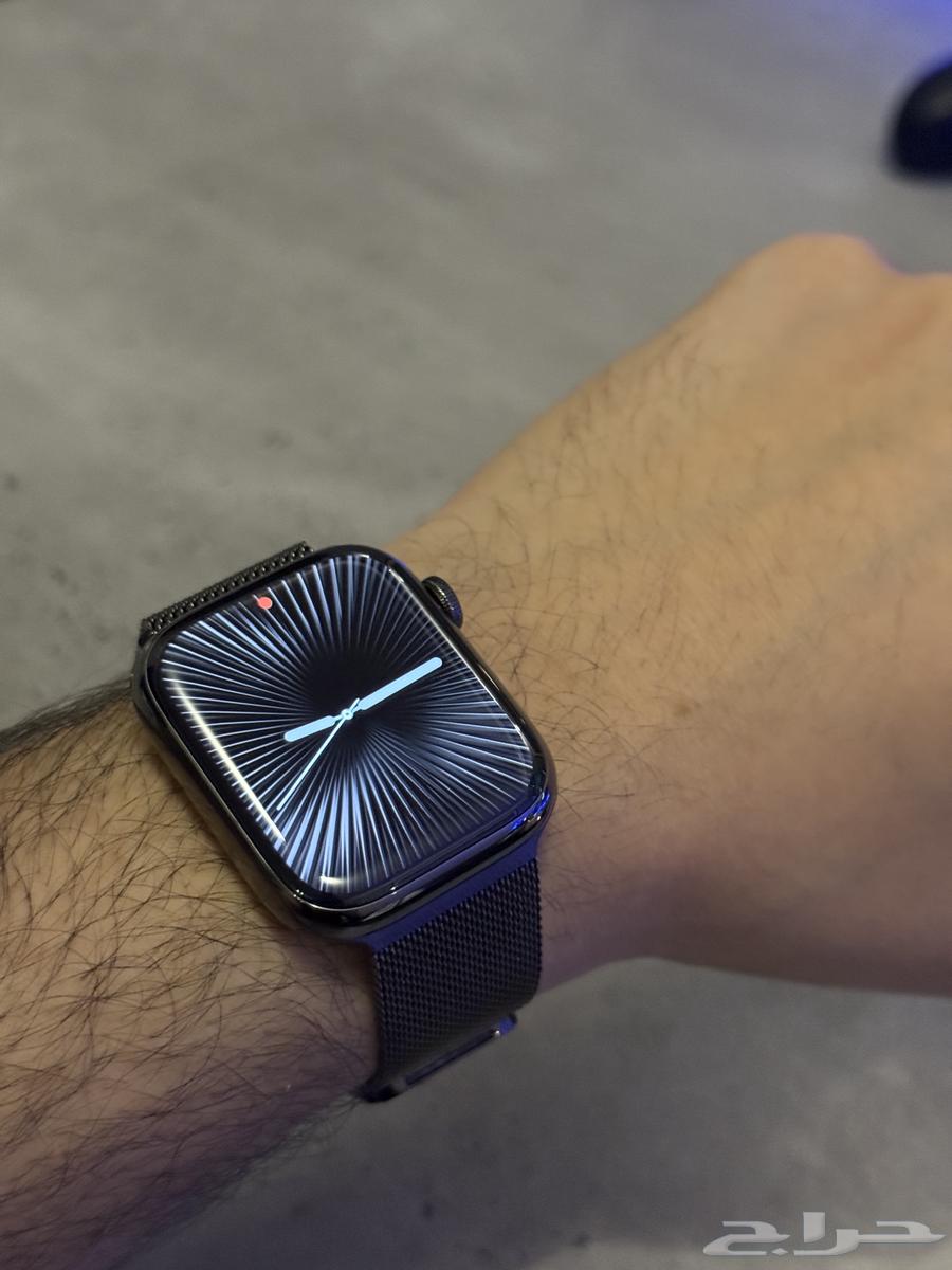 ابل واتش سيرس 9 ستيل اخو الجديد مع ابل كير64347191213953111