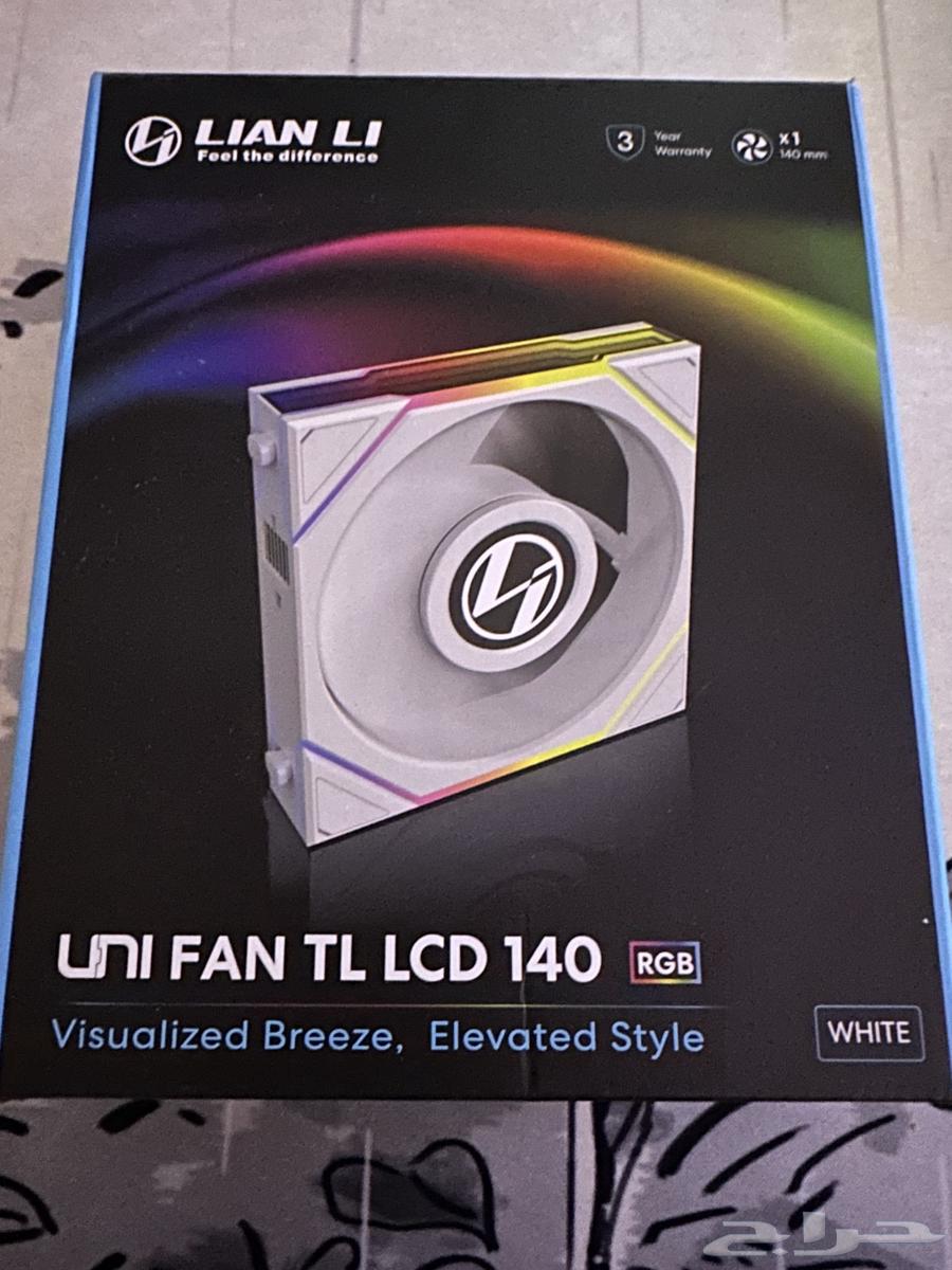 مروحة ليان لي LCD مقاس 14064337516465538111