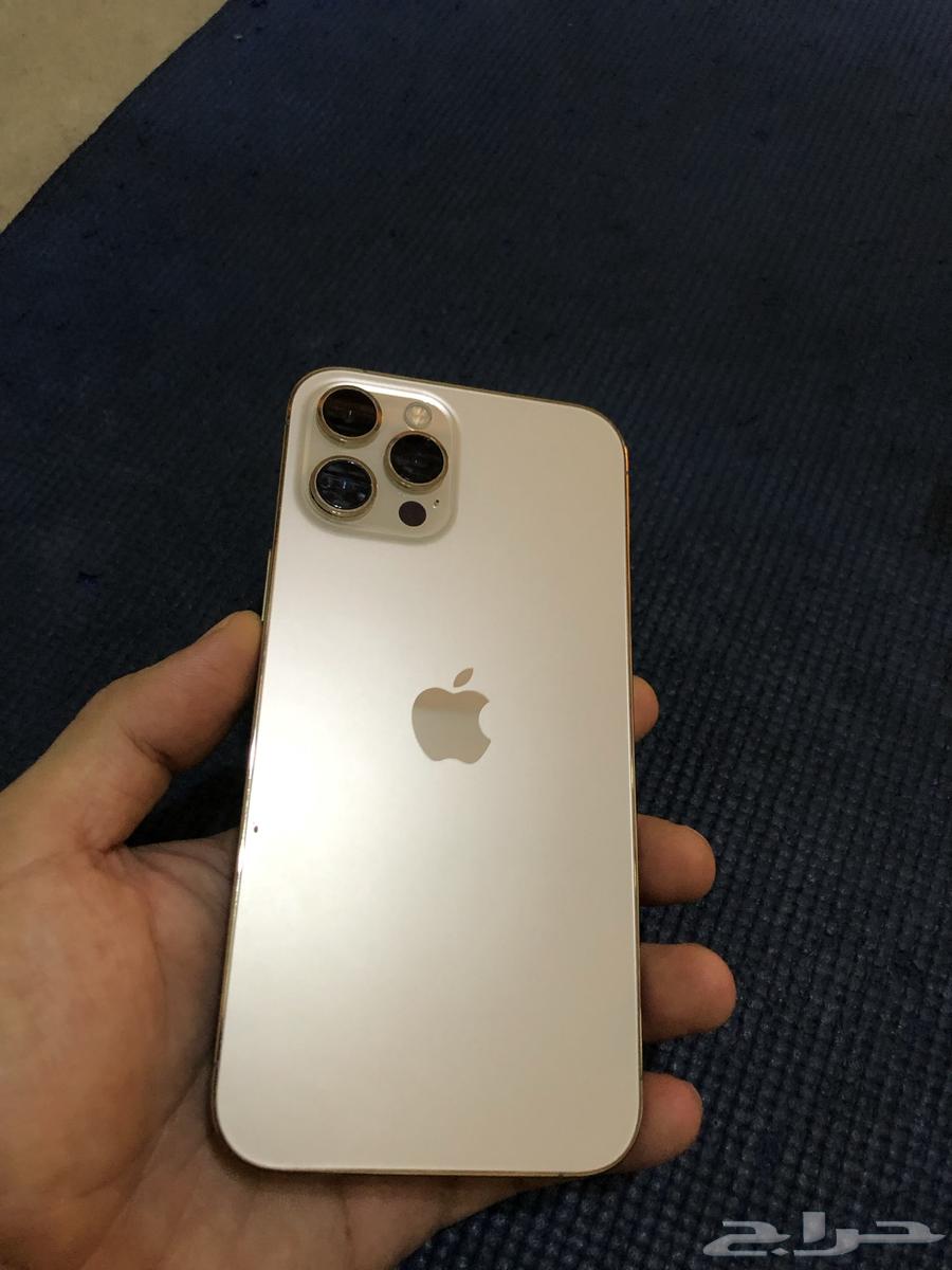 جوال ايفون 12 بروماكس ذهبي64341720044161111