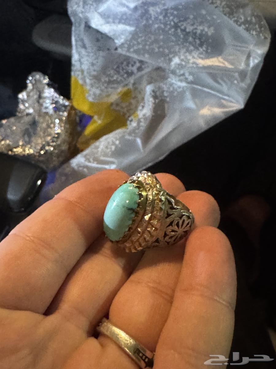 للبيع خواتم عقيد عقيق سليماني و فيروز شابور64345507764739111