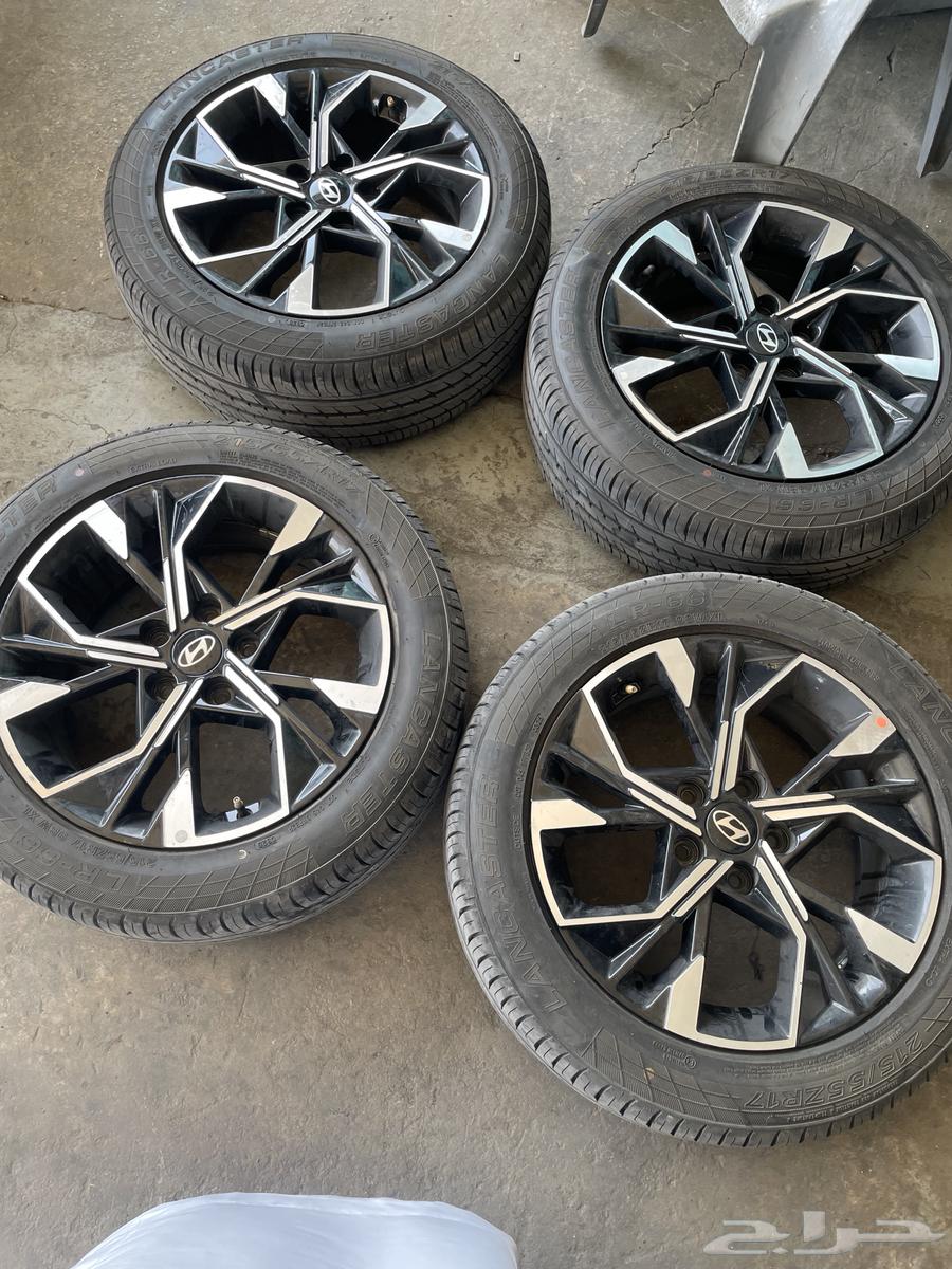 جنوط سوناتا 2024 اصليه مقاس 17 مع الكفرات64491482735361110