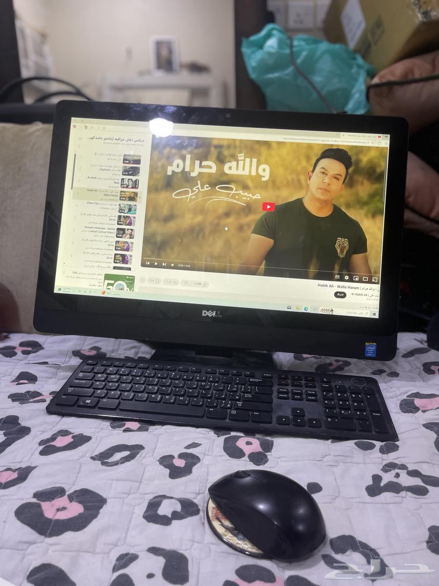 شاشه DELL ومكنسه MAX64485861248385113