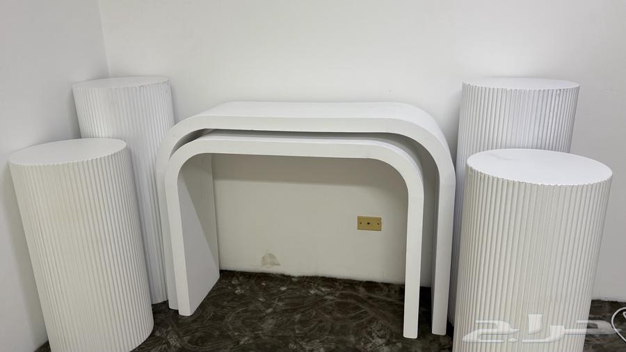 طاولات استقبال خشب - مدخل للبيع - الجبيل الصناعية64340613498371113