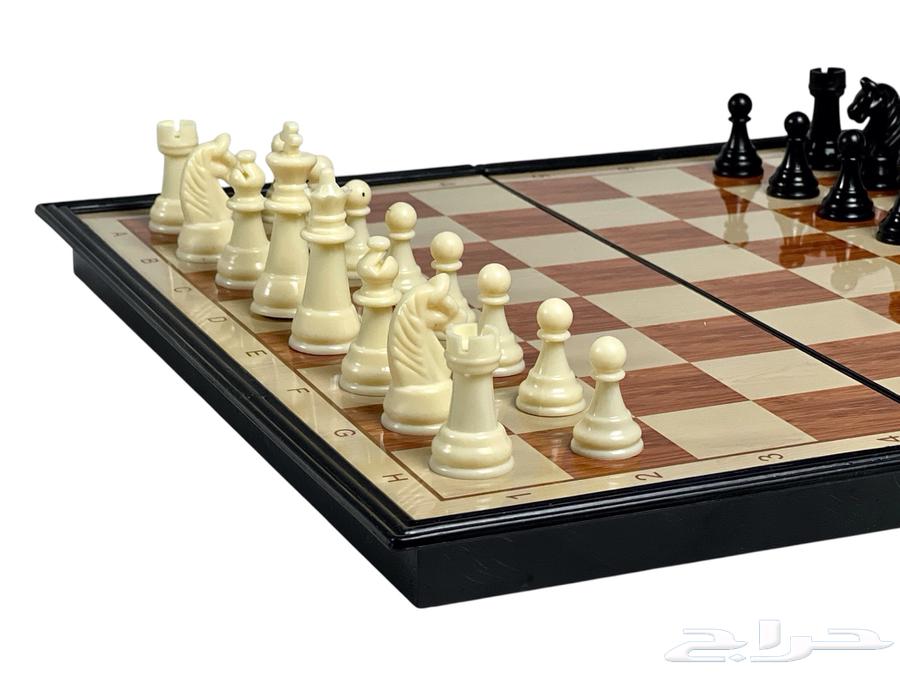شطرنج مغناطيسية بالحجم الوسط - لعبة شطرنج قابلة للطي64346532177666111