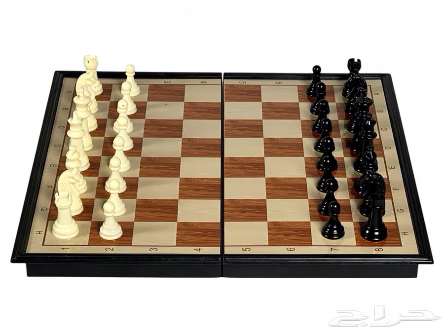 شطرنج مغناطيسية بالحجم الوسط - لعبة شطرنج قابلة للطي64346532177666110