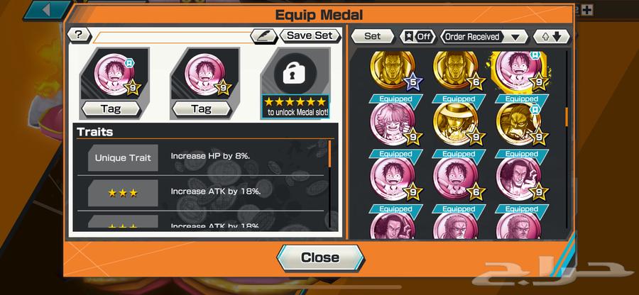 الحساب One Piece للبيع أو البدل64344822101763113