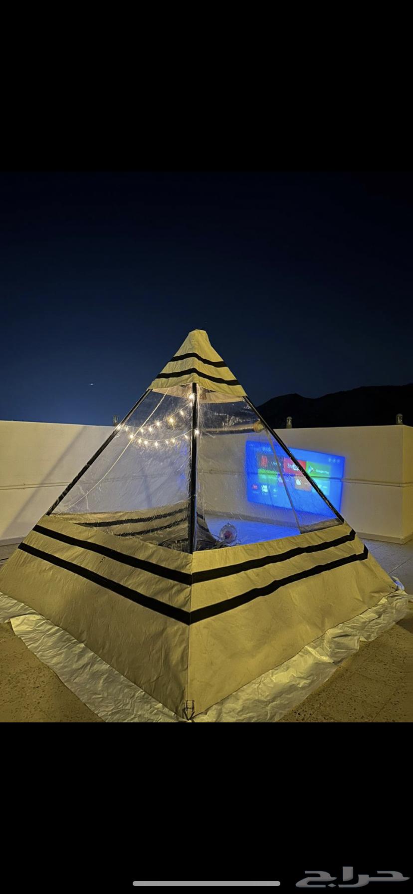 خيمه هرميه مقاس 3 3 للبيع جديده64338094303234110