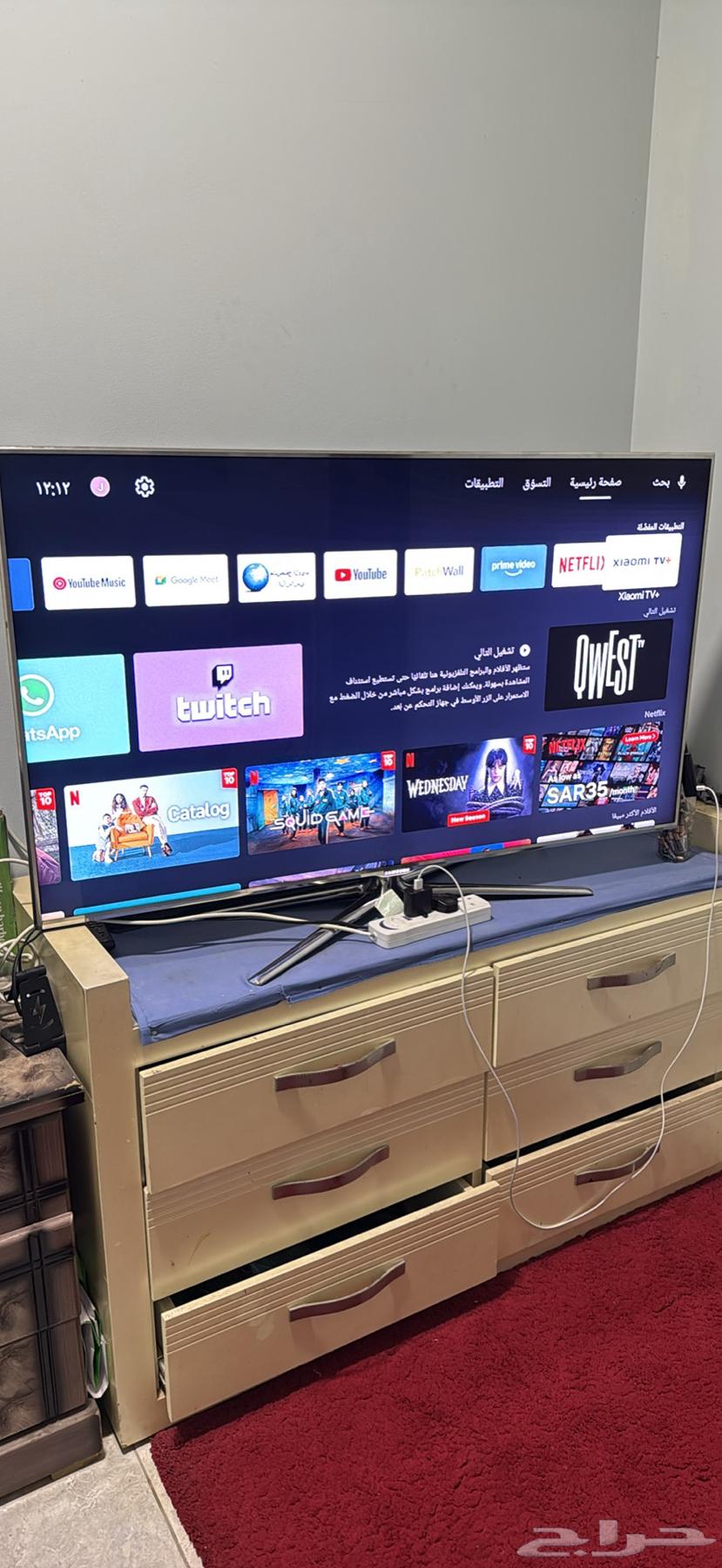 تليفزيون سامسونج 55 بوصة مع جهاز أندرويد64348978900610110