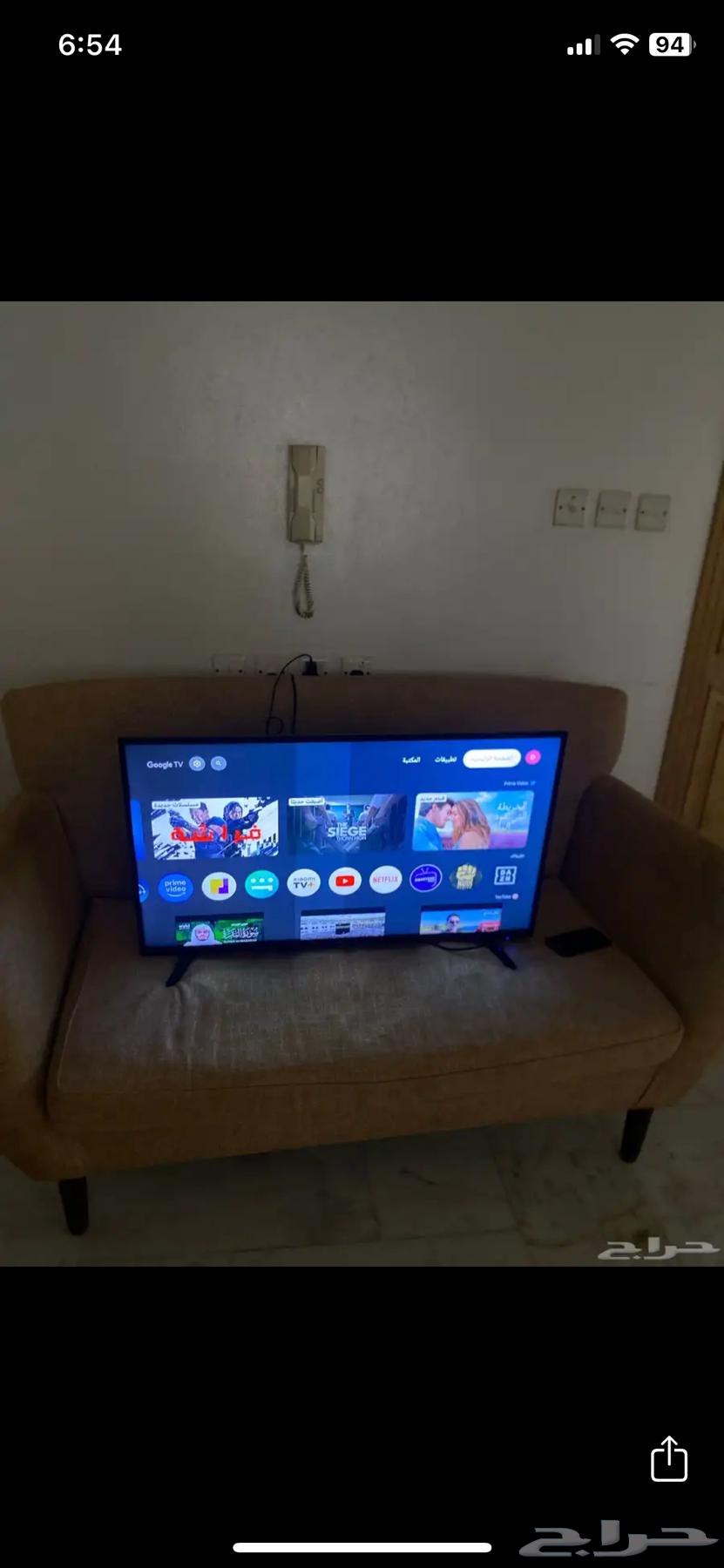 تلفزيون 43 بوصه السوم 350 للصامل64345582211587110