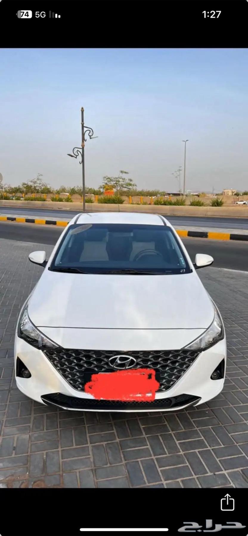 اكسنت هونداي 2023 بحالة الوكالة64486040500483110