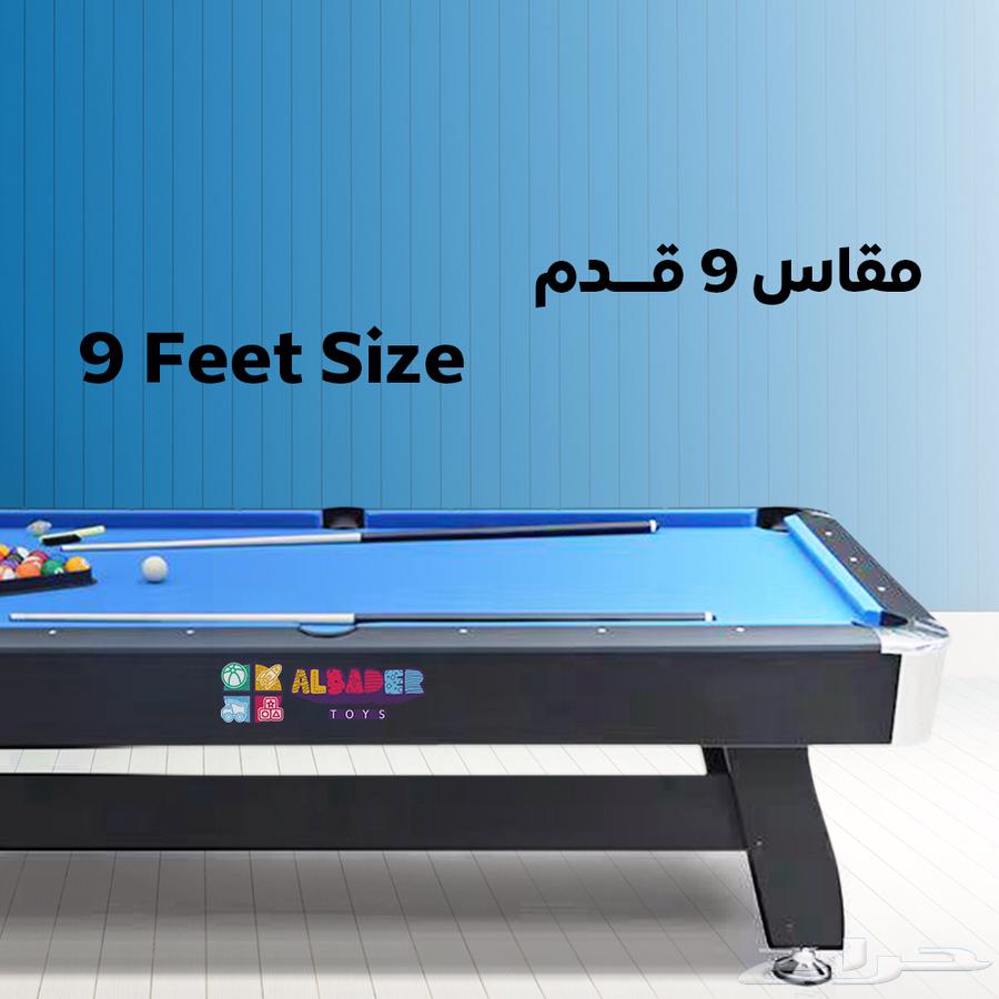 بلياردو خشب بالحجم الكبير - طاولة بلياردو بالمقاس الدولي64361180388481113