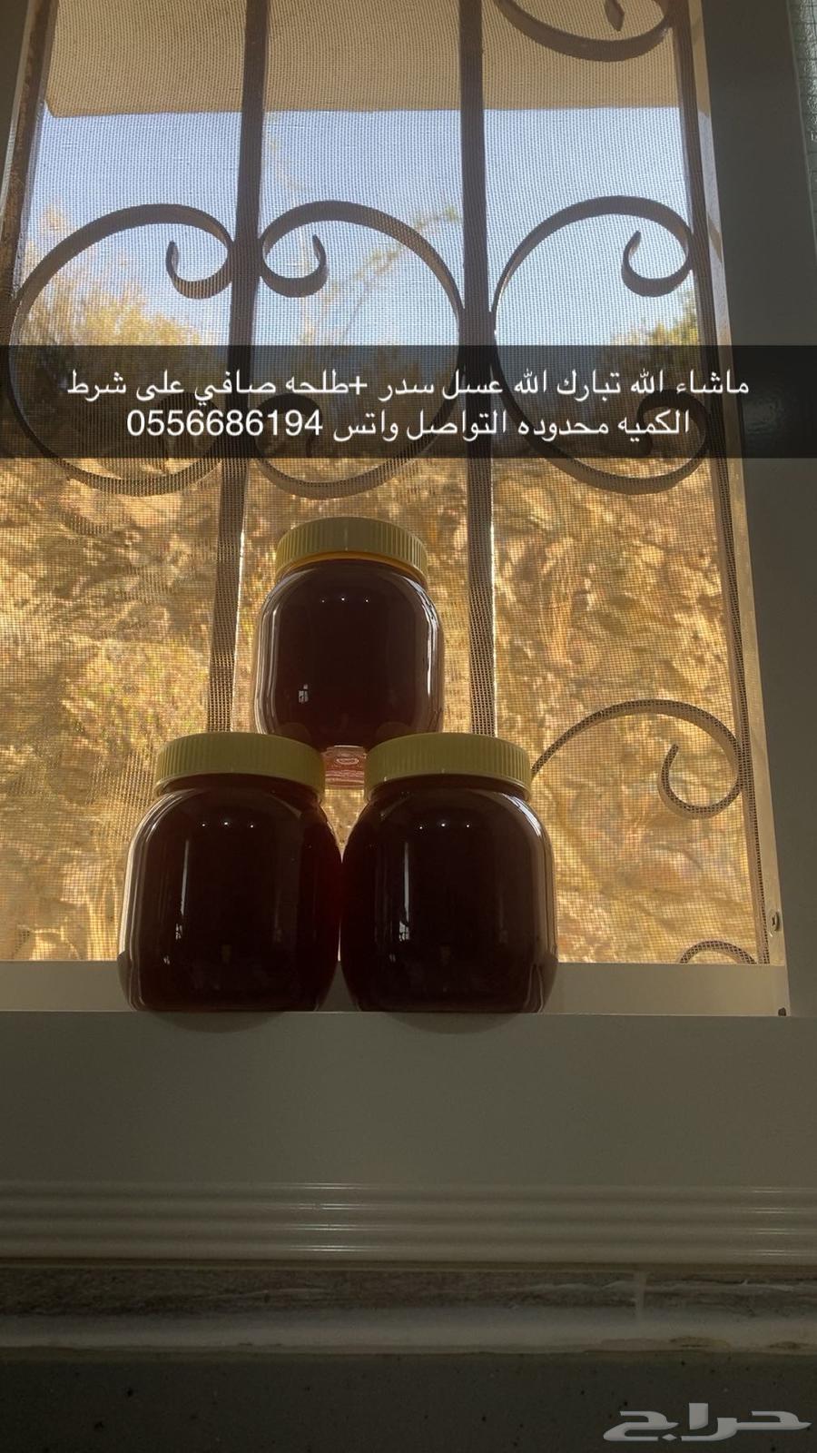 للبيع عسل سدر اصلي وبلدي64359058847235110