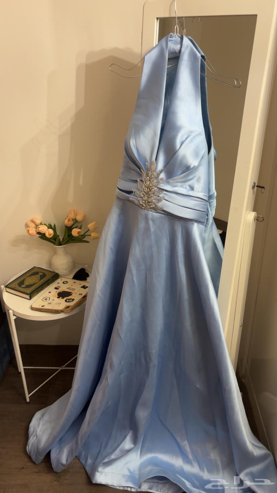 فستان سهره لون سماوي64377182445186110