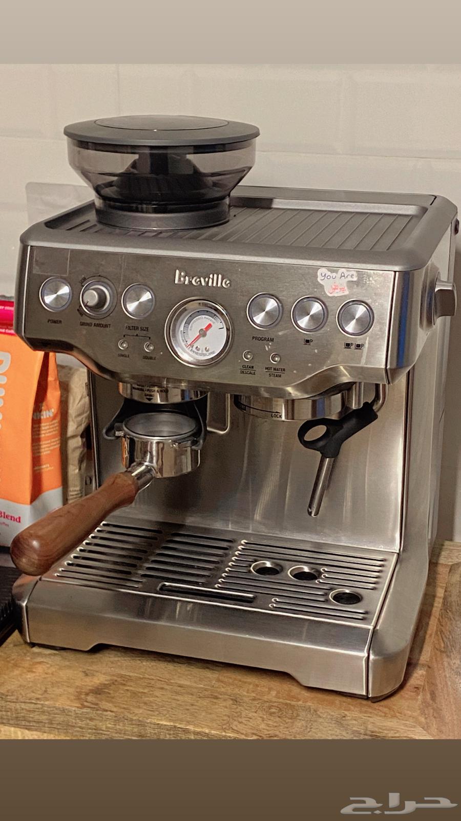 مكينة قهوة بريفل breville barista express64354356199041111