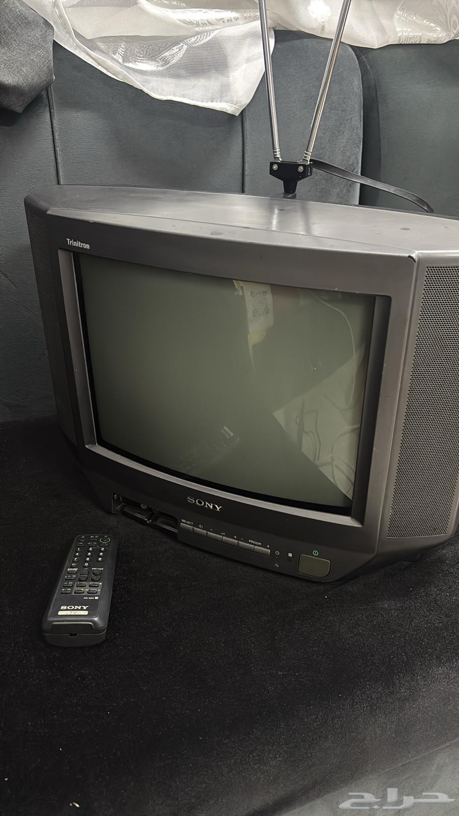 تلفزيون سوني أبو انتل مع ريموت الأصلي حجم 14 بوصة CRT64354549084675114