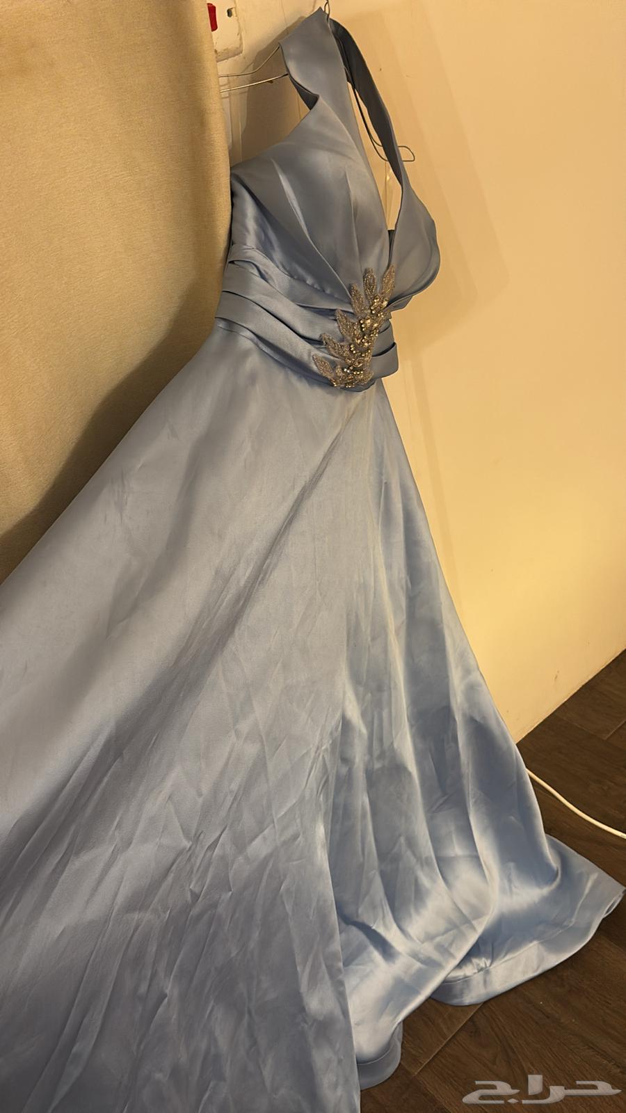 فستان سهره لون سماوي64377182445186114