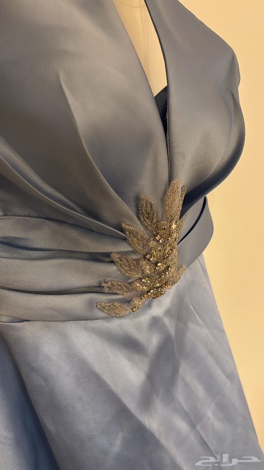 فستان سهره لون سماوي64377182445186113