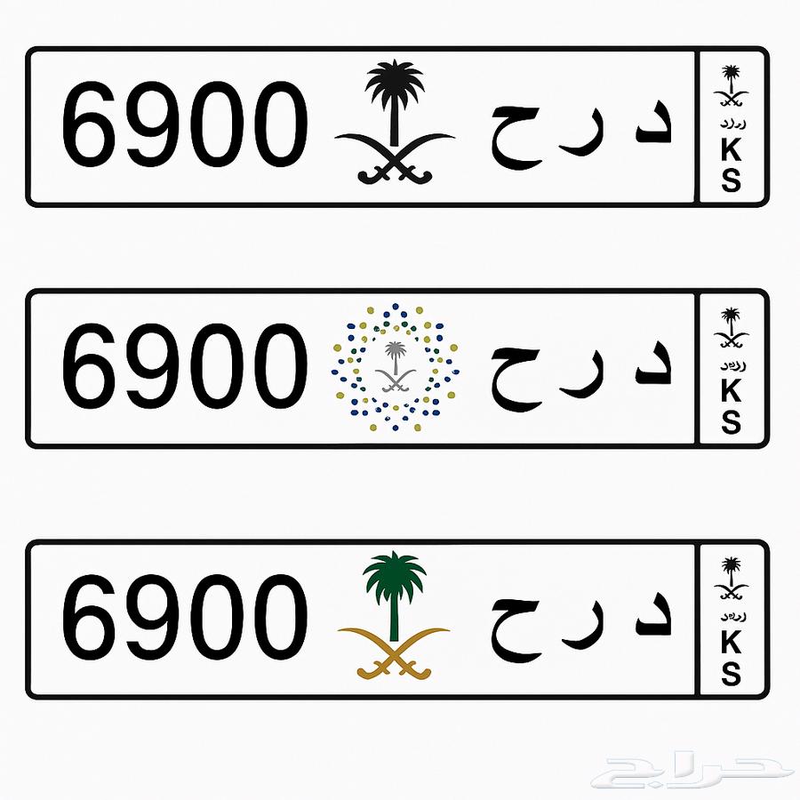 Distinctive Plate D R H 690064500630065409110