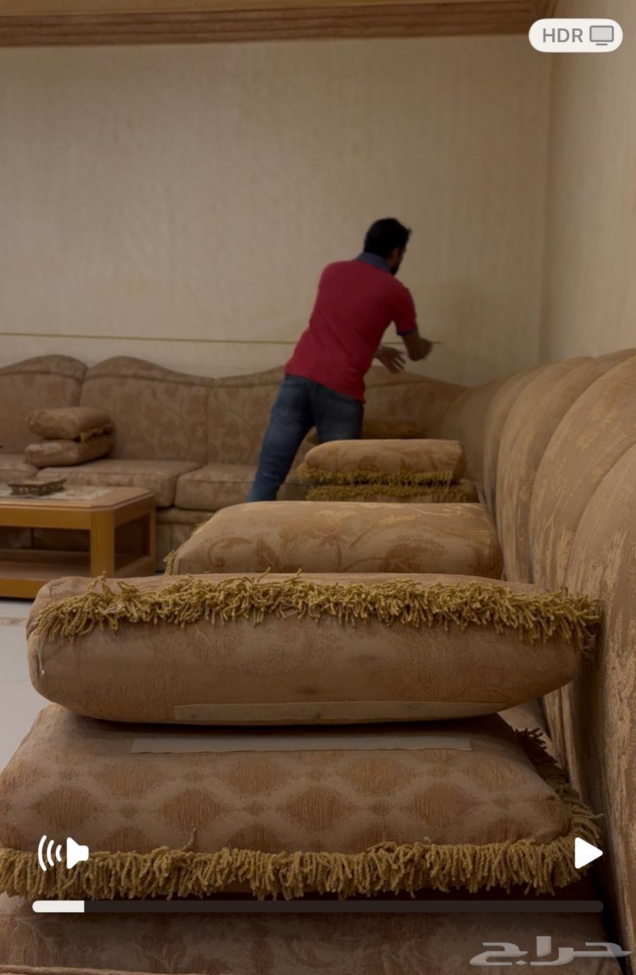 كنب مجلس كبير 10 5 تقريبا خشب سويدي ثقيل64357276846850114