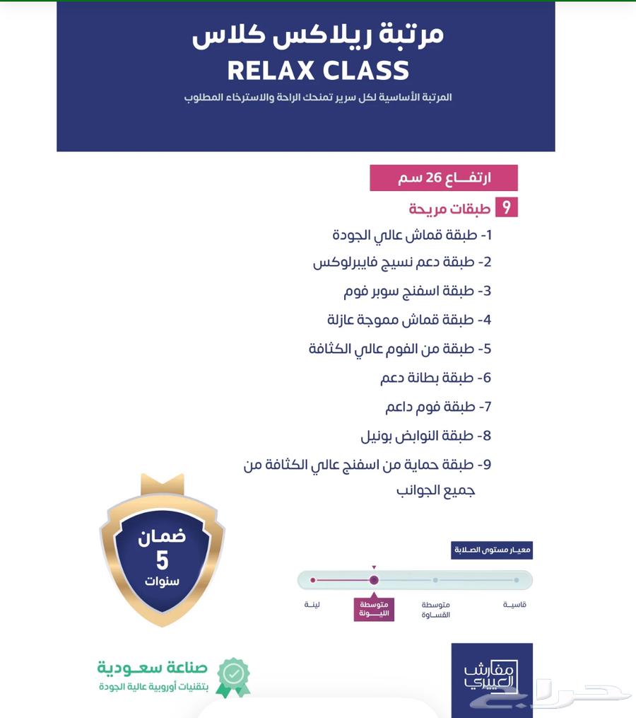 مرتبة جديدة 120x200وصلتني اليوم 28-8-2025 من العييري64359331979522111