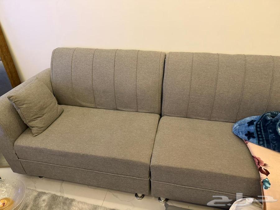 Sofa consisting of 12 pieces, two of which are new and placed on the surface dusty64358871808513111