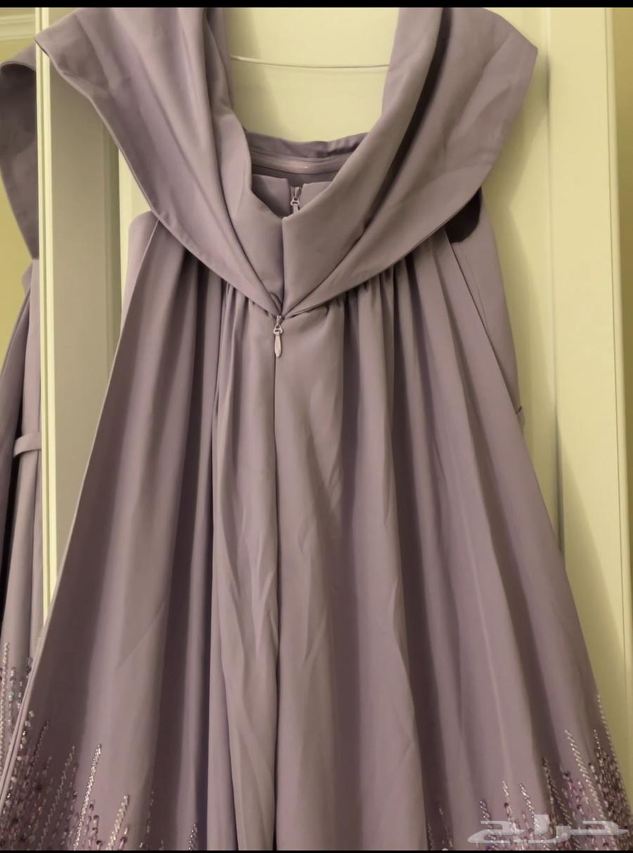 فستان موف بذيل و شك جديد غير مستعمل للبيع64351745718787114