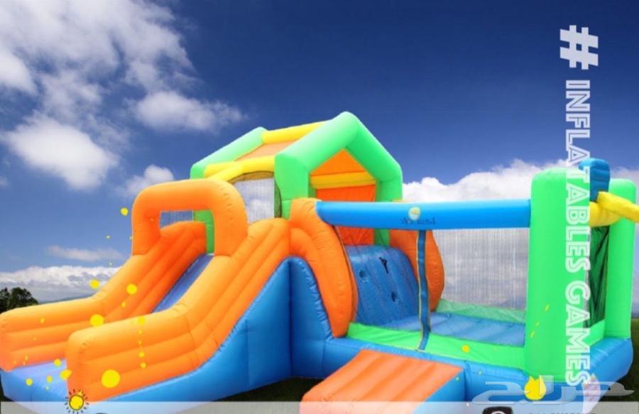 نطانيط وملعب صابوني للببع بحالة جيده64350041609347112