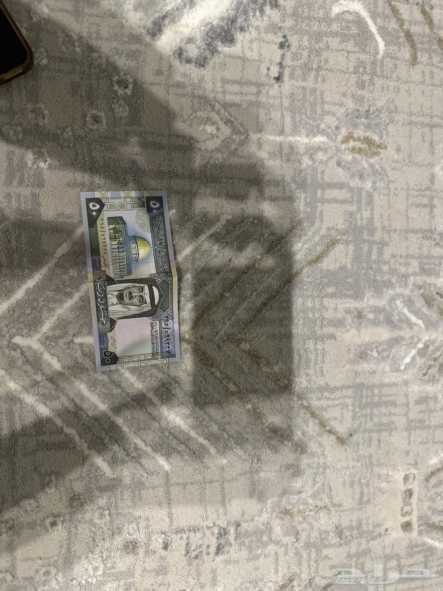 فلوس 50 ريال ورق جديد للبيع ع السوم64350336421251110