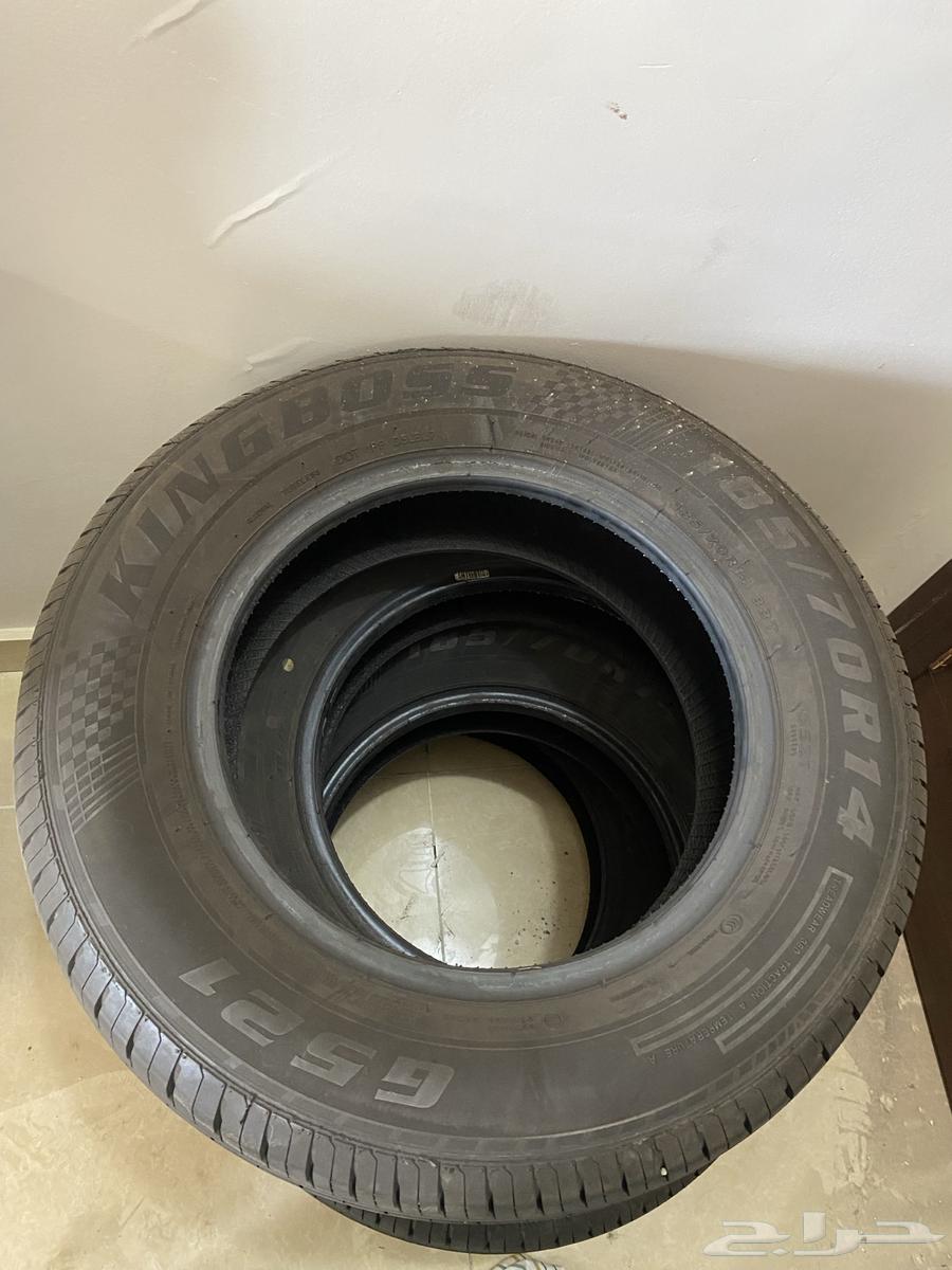 كفرات مقاس 14 شبه جديدة الطقم ب 180 ريال فقط64501187848579110