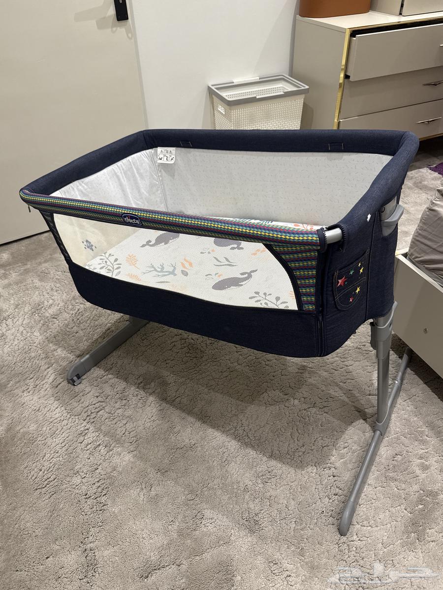 تخت بيبي نكست تو مي ماركة شيكو بحالة الوكاله القماش جينز64361106677121112