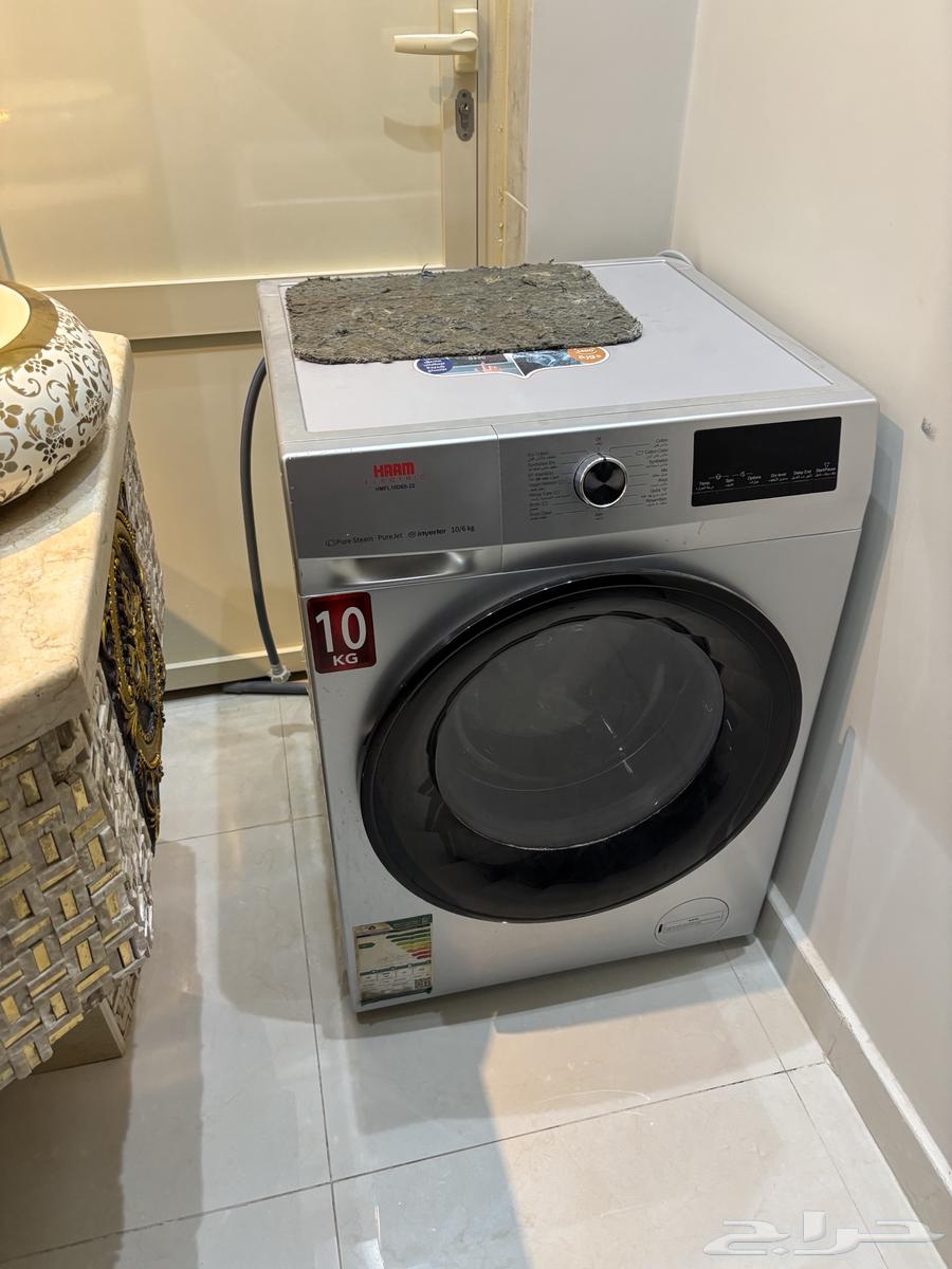 للبيع غساله هام لون رمادي حجم 10KG64349169875074111